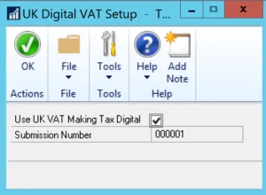 Tick the box to confirm your GP company will be submitting VAT Returns via HMRC’s MTDfV portal